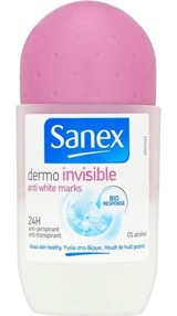 Sanex Dermo Invisible Pudrasız Ter Önleyici Antiperspirant Roll-On Kadın Deodorant 50 ml