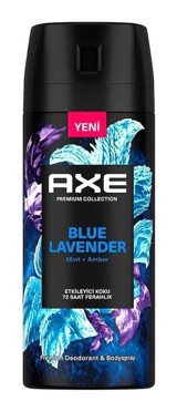 Axe Blue Lavender Pudrasız Ter Önleyici Antiperspirant Sprey Erkek Deodorant 150 ml
