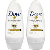 Dove Invisible Pudrasız Ter Önleyici Antiperspirant Roll-On Kadın Deodorant 2x50 ml