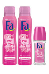 Fa Pink Passion Pudrasız Ter Önleyici Roll-On Kadın Deodorant 2x150 ml