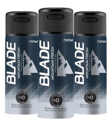 Blade Mountain Fresh Pudrasız Ter Önleyici Antiperspirant Sprey Erkek Deodorant 3x150 ml