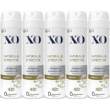 Xo Natural Effective Pudrasız Ter Önleyici Organik Sprey Kadın Deodorant 5x150 ml