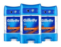 Gillette Sport Triumph Pudrasız Ter Önleyici Antiperspirant Jel-Stick Erkek Deodorant 3x70 ml