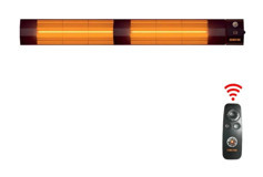 Sunstar Halojen 3600 Watt Duvar Tipi Infrared Elektrikli Isıtıcı Siyah