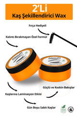 Mixup Şeffaf Suya Dayanıklı Doğal Wax Kaş Sabitleyici 2 x 50 ml