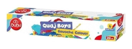 Bu-bu Çok Renkli 6x20 ml Guaj Boya Seti