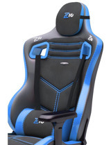 Zio Gaming Venom XL Ortopedik Ayak Uzatmalı Kumaş Oyuncu Koltuğu Mavi-Siyah
