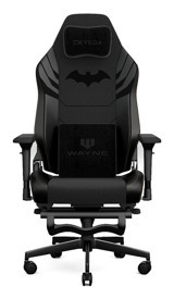 Exvega Pandora Batman Dark Knight Ortopedik Ayak Uzatmalı Deri Oyuncu Koltuğu Siyah