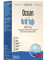 Orzax Ocean Omega 3 Balık Yağı Kapsül 500 mg 30 Adet