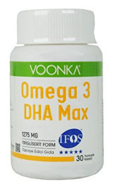 Voonka DHA Max Omega 3 Kapsül 1275 mg 30 Adet