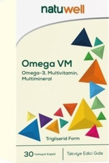 Natuwell Omega VM Omega 3 Balık Yağı Kapsül 30 Adet