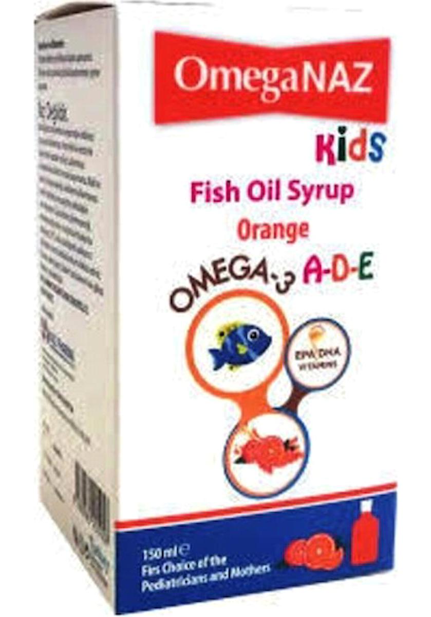 Omeganaz Çocuk Portakallı Omega 3 Balık Yağı Şurup 150 ml