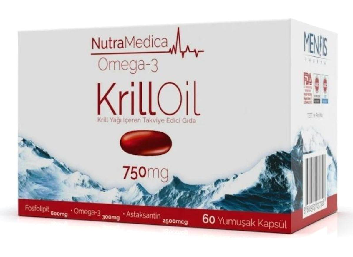 Nutramedica Krill Oil Omega 3 Kapsül 750 mg 60 Adet