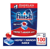 Finish Hepsi Bir Arada Max Tablet Bulaşık Makinesi Deterjanı 100 Adet