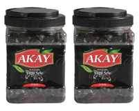 Akay Star Tuzlu Sele Yağlı Siyah Zeytin Pet Kavanoz 2 kg