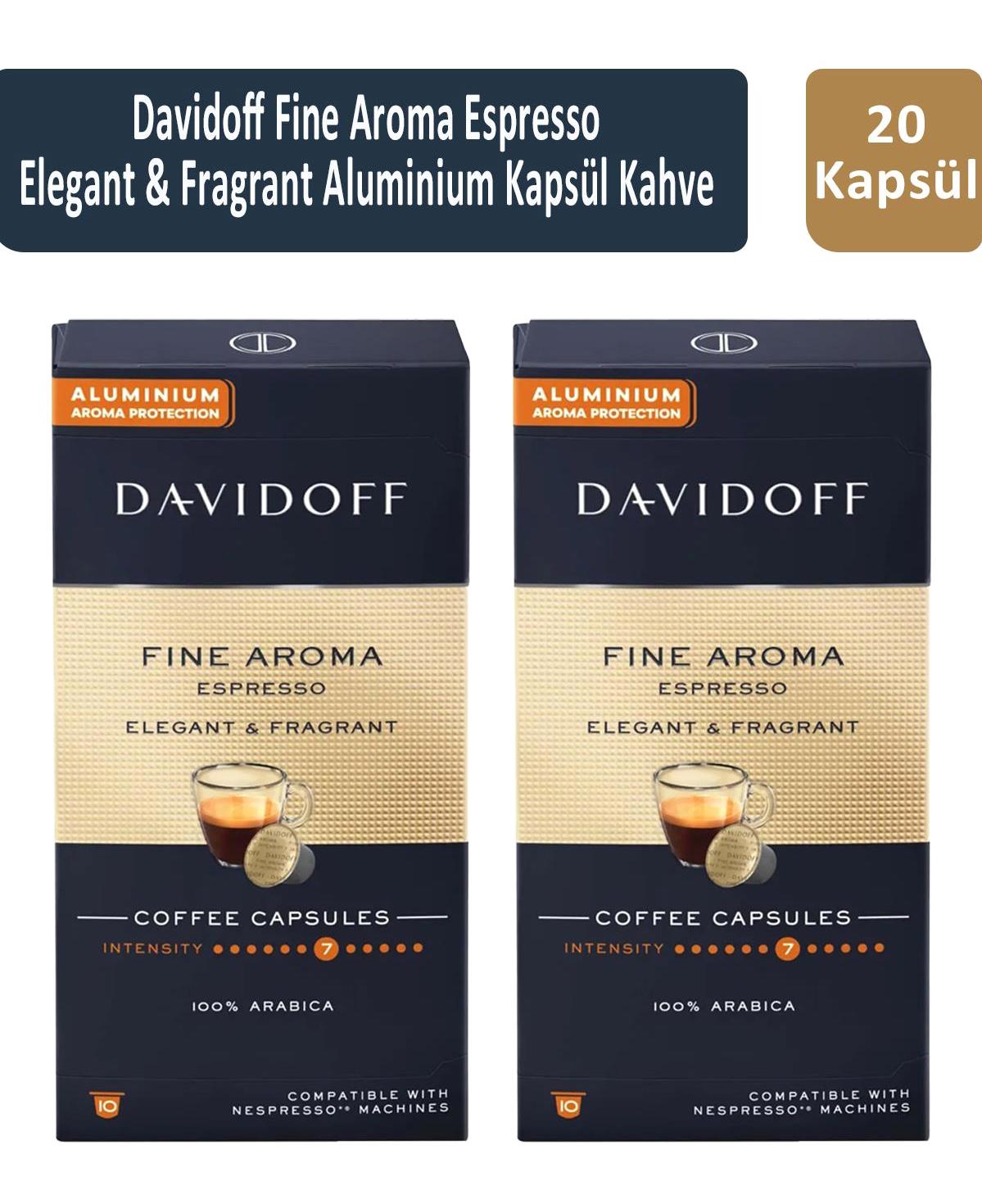 Davidoff Fine Aroma Elegant & Fragrant 2x10'lu Espresso Kapsül Kahve