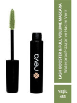 Reva Lash Booster & Full Volume 453 Lifting Etkili Suya Dayanıklı Yeşil Maskara