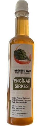 Hünerli Eller Kadın Kooperatifi Enginar Sirkesi 750 ml