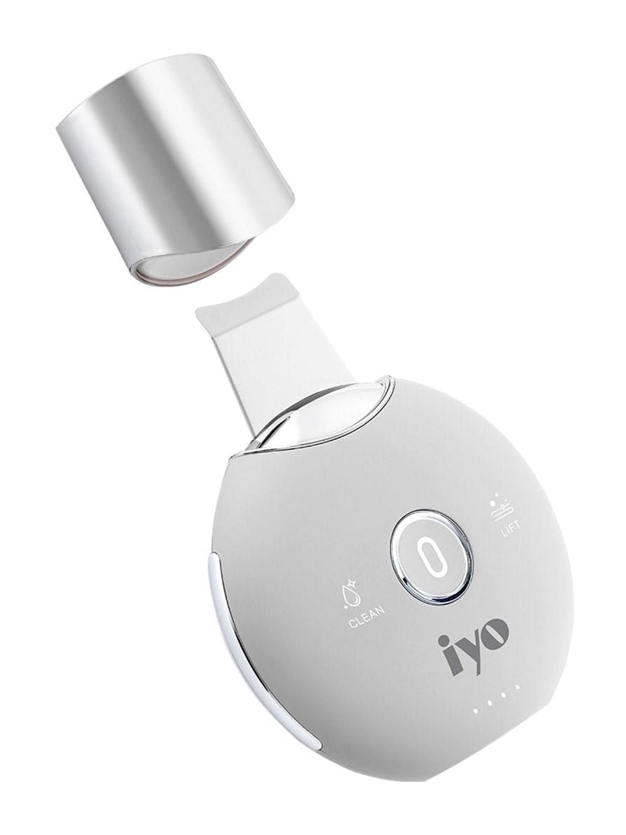 İyo Ultrasonic Tüm Ciltler İçin Tek Başlıklı Şarjlı Yüz Temizleme Cihazı Gri