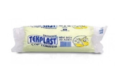 Tekplast Şeffaf Küçük Boy 40x50 cm Çöp Poşeti 10x12 Adet Beyaz