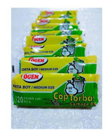 Ögem Orta Boy 55x60 cm Çöp Poşeti 100 Adet Mavi
