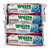 Sa Waste Jumbo Boy 80x110 cm Çöp Poşeti 10x12 Adet Siyah