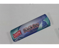 Stepy Şeffaf Büyük Boy 65x80 cm Çöp Poşeti 10 Adet Beyaz