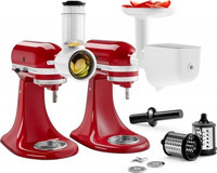 Kitchenaid 5KSM2FPPC Doğrayıcı Rendeli Çırpıcı 1500 W Kırmızı Mutfak Robotu