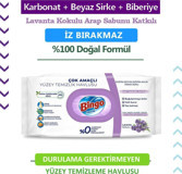 Bingo Lavanta Kokulu Arap Sabunu Katkılı 96 Yaprak Yüzey Temizleme Mendili