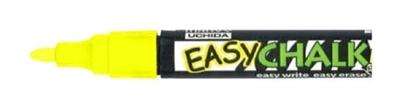 Marvy Easy Chalk Tekli Standart Silinebilir Sarı Tahta Kalemi