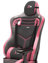 Zio Gaming Zio Venom XL Ortopedik Ayak Uzatmalı Kumaş Oyuncu Koltuğu Antrasit - Gül Kurusu