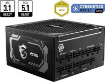 Msi MAG 1250 W 80+ Gold Tam Modüler Power Supply