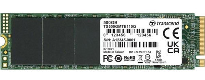 Transcend TS500GMTE110Q PCIe Gen 3x4 500 GB 2.5 inç SSD