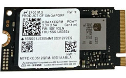 Micron MTFDKCD512QFM-1BD1AABLA 2400 PCI-Express 4.0 512 GB 2.5 inç SSD