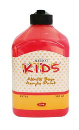Artdeco Kıds Kırmızı 500 ml Guaj Boya