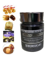 Şeker & Sugar Glitter Powder Siyah Toz Gıda Boyası 10 gr