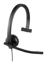 Logitech H570E Silikonlu Mikrofonlu USB Type A Siyah Kablolu Kulaklık