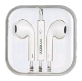 Syrox K12 Silikonsuz Mikrofonlu 3.5 mm Jak Beyaz Kablolu Kulaklık