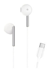 Linktech H46 Silikonsuz Mikrofonlu Type C Beyaz Kablolu Kulaklık
