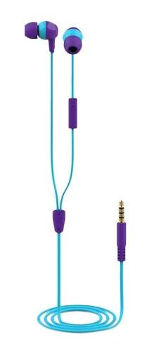 Trust 23422 Silikonlu Mikrofonlu 3.5 mm Jak Mavi Mor Kablolu Kulaklık