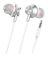 Linktech H340 Silikonlu Mikrofonlu 3.5 mm Jak Beyaz Kablolu Kulaklık