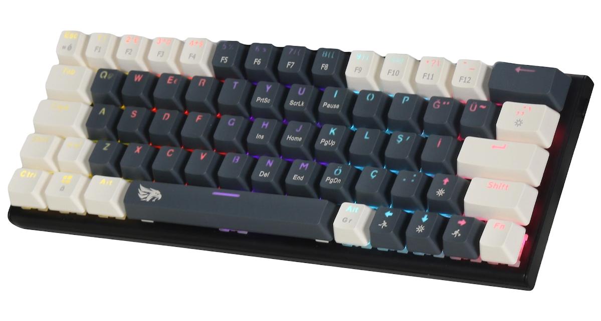 Gameagle Neopulse MK-63X1ABR Türkçe Q RGB 104 Tuşlu Red Kablolu Siyah Mekanik Gaming Klavye