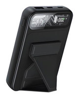 Dexim S5 10000 mAh Dijital Göstergeli USB Type C Çoklu Kablolu Powerbank Siyah