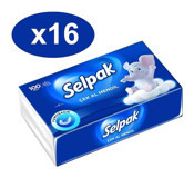 Selpak Çek Al Mendil Kağıt Peçete 16x100'lü
