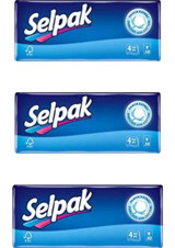 Selpak Cep Mendili Kağıt Peçete 3x10'lu