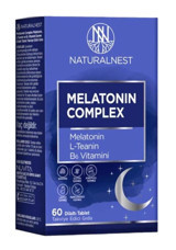 Naturalnest Melatonin Complex Aromasız Yetişkin Vitamin 60 Adet Tablet