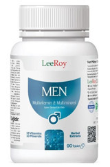 Leeroy Men MultiMineral & Multimineral Aromasız Yetişkin Mineral 90 Adet Tablet