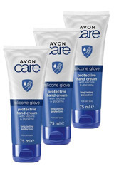 Avon Care Silicone Glove Kuru Ciltler İçin El Kremi 3x75 ml
