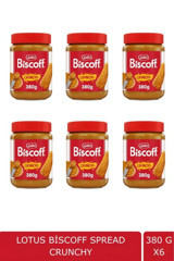 Lotus Biscoff Spread Crunchy Bisküvi Kreması 6x380 gr