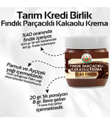 Türkiye Tarım Kredi Kooperatifleri Fındık Parçacıklı Kakaolu Fındık Kreması 400 gr